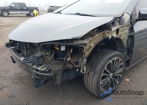 2015 Toyota Corolla S Plus из США, поврежденный, VIN 5YFBURHE0FP264478